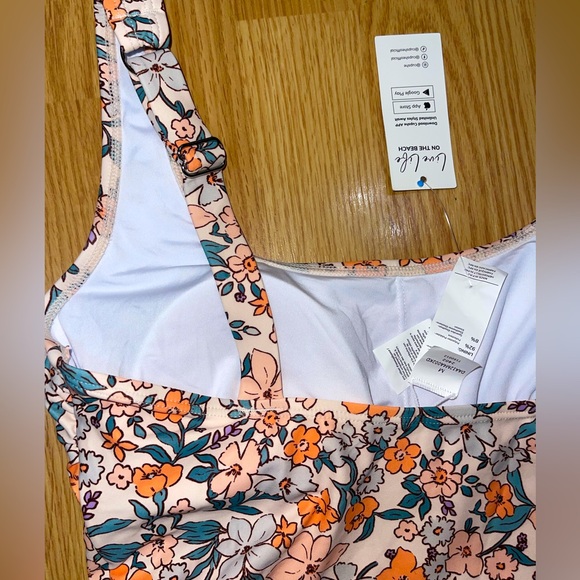 🆕#2~ CUPSHE Women's One Piece Swimsuit Bathing Suit Scoop Neck Swimdress… - Picture 7 of 12